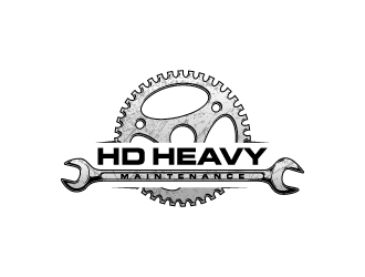 HD Heavy Maintenance logo design by torresace