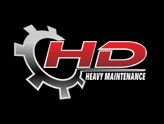HD Heavy Maintenance logo design by Greenlight