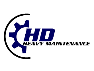HD Heavy Maintenance logo design by AamirKhan