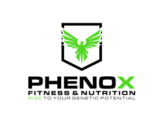 PhenoX Fitness & Nutrition logo design by nurul_rizkon