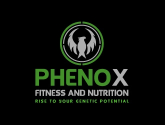 PhenoX Fitness & Nutrition logo design by aryamaity