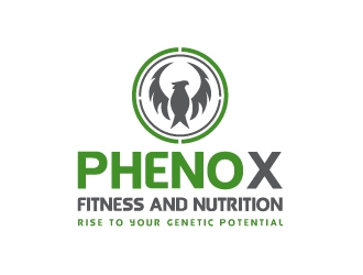 PhenoX Fitness & Nutrition logo design by aryamaity