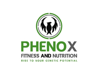 PhenoX Fitness & Nutrition logo design by aryamaity