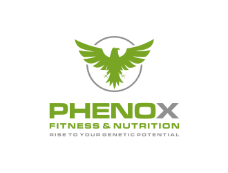 PhenoX Fitness & Nutrition logo design by mbamboex