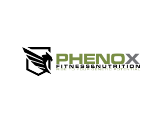 PhenoX Fitness & Nutrition logo design by oke2angconcept