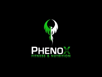 PhenoX Fitness & Nutrition logo design by AamirKhan