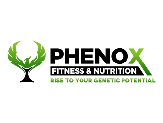 PhenoX Fitness & Nutrition logo design by cikiyunn