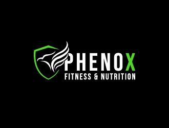 PhenoX Fitness & Nutrition logo design by wongndeso