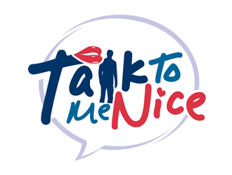 Talk To Me Nice logo design by Coolwanz