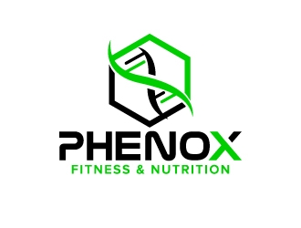 PhenoX Fitness & Nutrition logo design by jaize