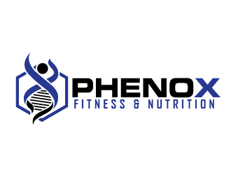 PhenoX Fitness & Nutrition logo design by THOR_