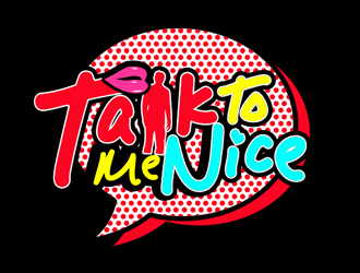 Talk To Me Nice logo design by Coolwanz