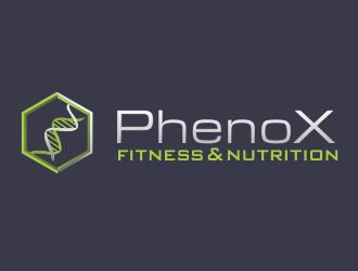 PhenoX Fitness & Nutrition logo design by YONK