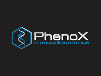 PhenoX Fitness & Nutrition logo design by YONK