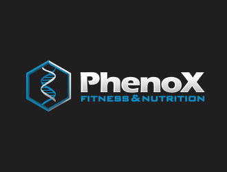 PhenoX Fitness & Nutrition logo design by YONK