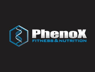 PhenoX Fitness & Nutrition logo design by YONK