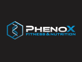 PhenoX Fitness & Nutrition logo design by YONK