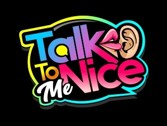 Talk To Me Nice logo design by veron