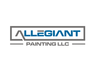 Allegiant Painting LLC logo design by rief