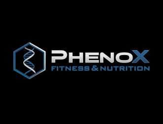 PhenoX Fitness & Nutrition logo design by YONK