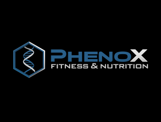 PhenoX Fitness & Nutrition logo design by YONK