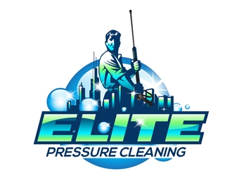 Elite Pressure Cleaning logo design by DreamLogoDesign