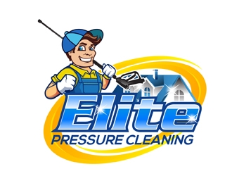 Elite Pressure Cleaning logo design by DreamLogoDesign