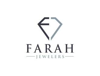 Farah Jewelers  logo design by dibyo