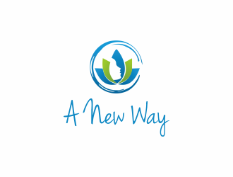 A New Way logo design by luckyprasetyo