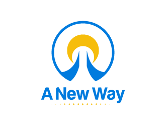 A New Way logo design by hwkomp