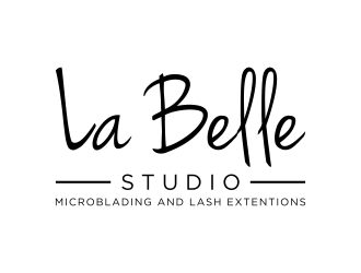 La Belle Studio   Microblading and lash extentions  logo design by p0peye