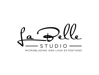 La Belle Studio   Microblading and lash extentions  logo design by p0peye