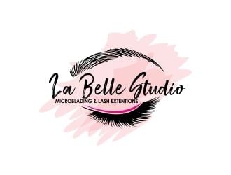 La Belle Studio   Microblading and lash extentions  logo design by ruki