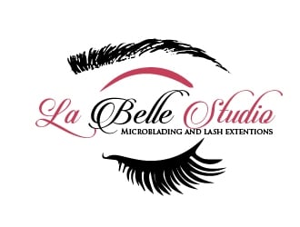 La Belle Studio   Microblading and lash extentions  logo design by shravya