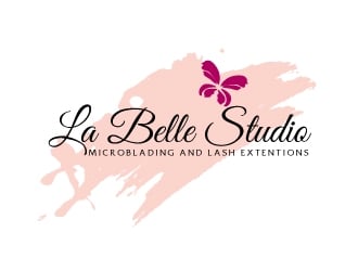 La Belle Studio   Microblading and lash extentions  logo design by AamirKhan