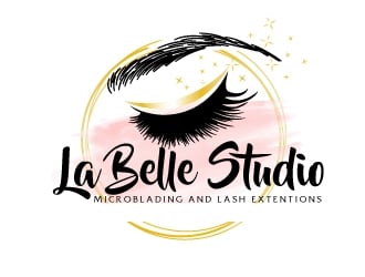 La Belle Studio   Microblading and lash extentions  logo design by AamirKhan