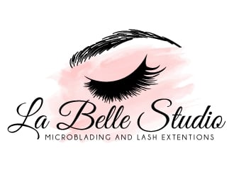 La Belle Studio   Microblading and lash extentions  logo design by AamirKhan