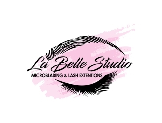 La Belle Studio   Microblading and lash extentions  logo design by ruki