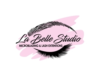 La Belle Studio   Microblading and lash extentions  logo design by ruki