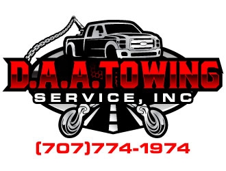 D.A.A. TOWING SERVICE, INC logo design by daywalker