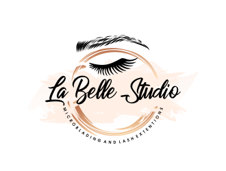 La Belle Studio   Microblading and lash extentions  logo design by JessicaLopes