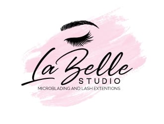 La Belle Studio   Microblading and lash extentions  logo design by jaize