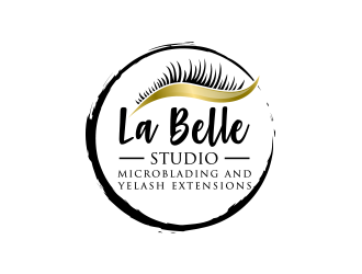 La Belle Studio   Microblading and lash extentions  logo design by keylogo