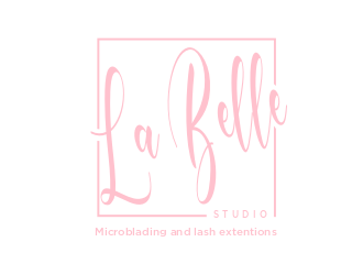 La Belle Studio   Microblading and lash extentions  logo design by berkahnenen