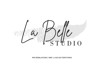 La Belle Studio   Microblading and lash extentions  logo design by berkahnenen