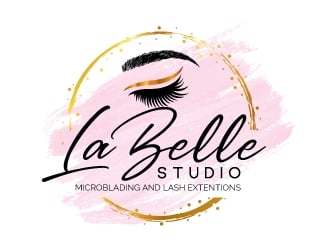 La Belle Studio   Microblading and lash extentions  logo design by jaize