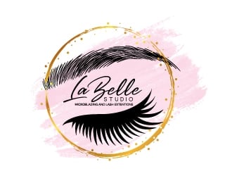 La Belle Studio   Microblading and lash extentions  logo design by jaize