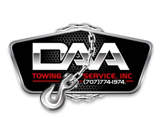 D.A.A. TOWING SERVICE, INC logo design by DreamLogoDesign