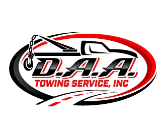 D.A.A. TOWING SERVICE, INC logo design by jaize