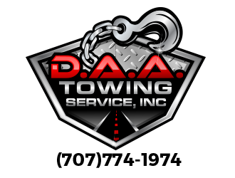 D.A.A. TOWING SERVICE, INC logo design by scriotx